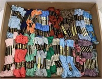 Variety of Embroidery Floss Skeins