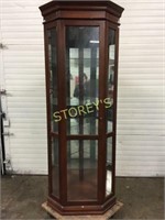 Corner Glass Display Cabinet - 30 x 20 x 75