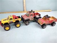 Toy trucks including Remco and Tonka
