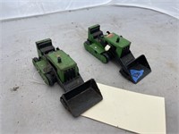 2 Metal Tonka Construction Pieces