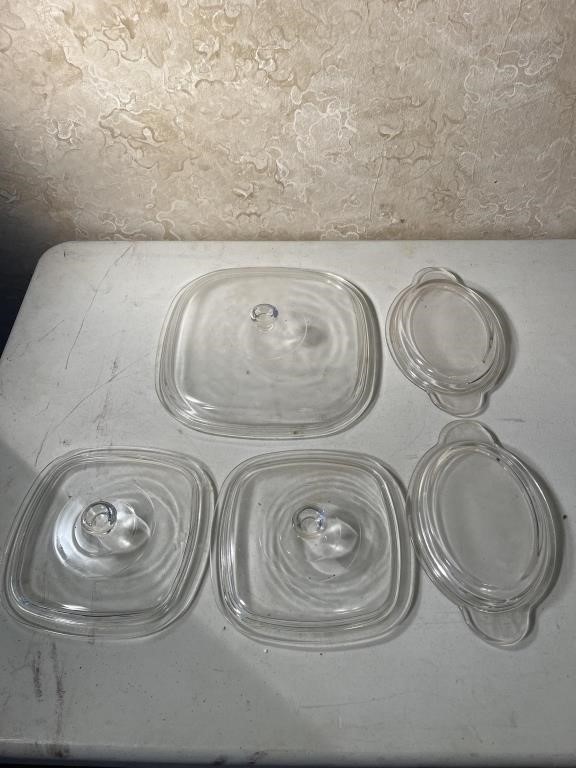 Pyrex Lids, P-10-C, P-14-C, B-26, B-29