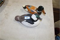 2 WOODEN DUCK DECOYS