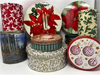 Vintage Tins Christmas Great for Homemade Gifts