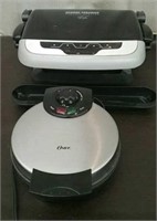 Box-George Foreman Grill & Oster Waffle Maker