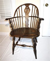 vintage windsor arm chair