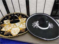 2 Mariachi Band Sombreros, 1 is made By Pigalli