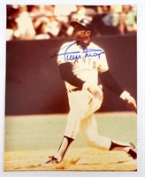 WILLIE MAYS AUTOGRAPH 8x10 PHOTO