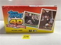 Vtg 1991 Topps 40 Years of Baseball Boxes NEW