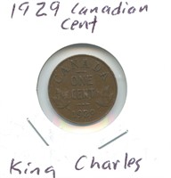 1929 Canadian Cent - King George