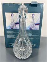 2 New Towle Copeland Crystal Wine Decanter