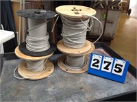 LOT OF 4 SPOOLS WIRE