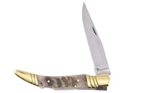Hen & Rooster Horn Sardinian Knife