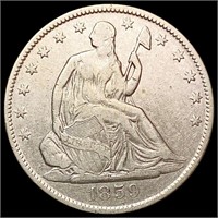 1859-O Seated Liberty Half Dollar LIGHTLY