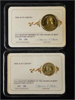 Franklin Mint Collector Society Coins