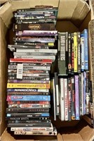 Large box of DVDs & BluRay