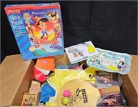 Treasure Box Filled w Vintage Disney Toys