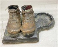 Metal Baby Shoes Decor