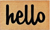 Home & More 100341729NBS Hello Natural/Black Scrip