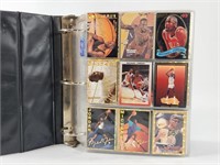 BINDER FULL OF NBA BASKETBALL CARDS