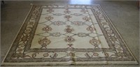Agra Carpet Rug w/ Light Gold Field 16993