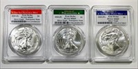 2020-P/S/W 3 Coin American Silver Eagle Set PCGS