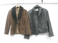 Two Designer Coats Largest Sz L See Info
