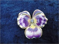 2" Pansy Brooch