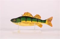 6" Perch Fish Spearing Decoy by Marcel Meloche of