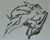 Reuben Nakian Etching, Nymph & Goat Ltd Ed