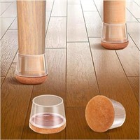 2 Pack 16 Pcs Chair Leg Protectors for Hardwood Fl