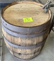 wood barrell with spout