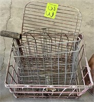 wire racks & milk crate