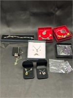 Jewelry sets, necklaces, bracelets, earrings, ring