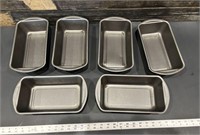 6 Heavy Metal Loaf Pans