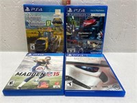 Play station 4 games lot of 4- forming