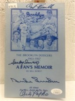 Signed The Brooklyn Dodgers 1953-1957 A