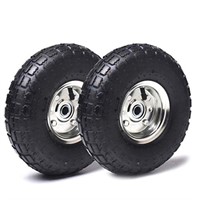 (2 Pack) AR-PRO Heavy-Duty 4.10/3.50-4 Tire and