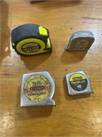 Four Tape measures