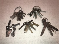 Five sets of misc. keys