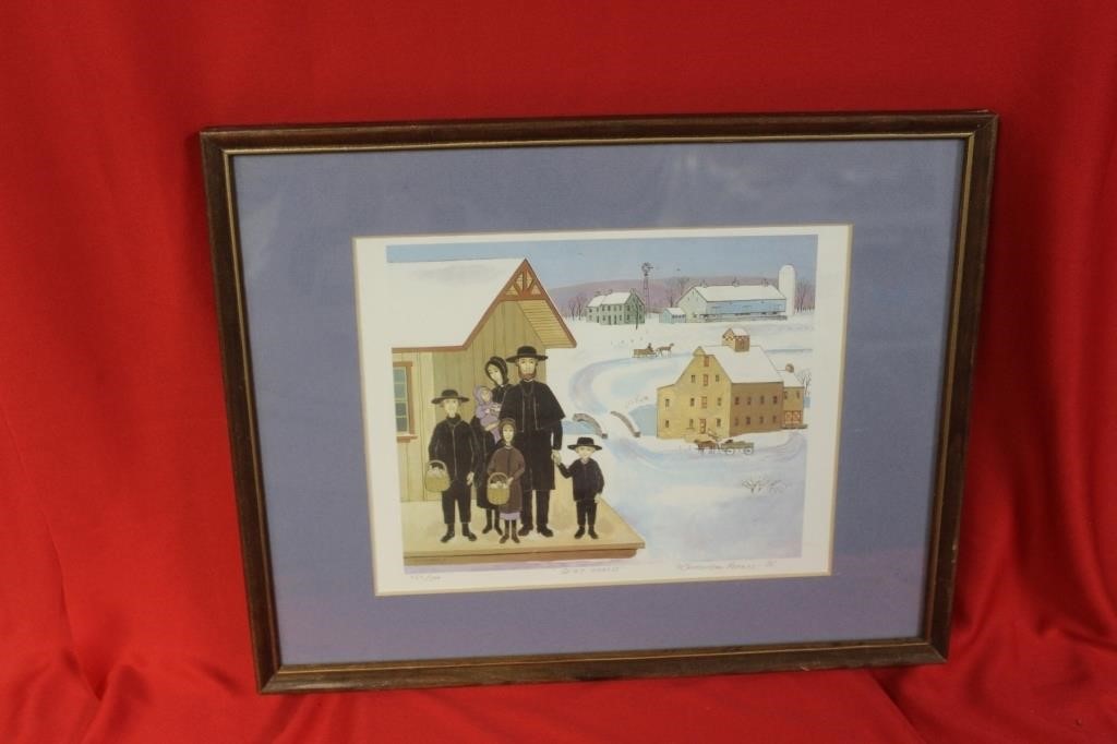 A Signed Print/Lithograph by Constantine Kermes