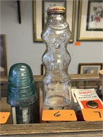Antique Fox Glass Syrup Bank