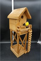 Wooden Birdhouse with Ladder