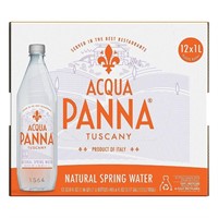 Acqua Panna Natural Spring Water, 33.8Oz (12ct)