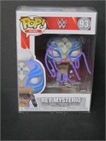 Rey Mysterio Signed Funko Pop COA Pros