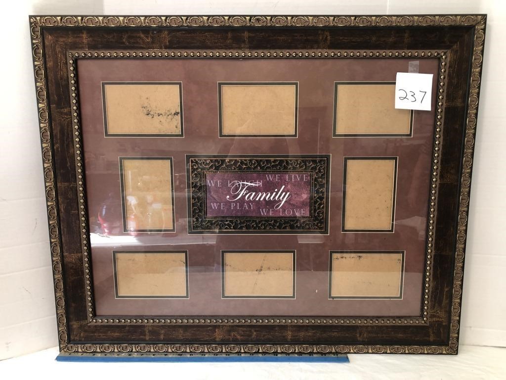 Multi photo picture frame-Family