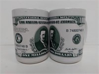 (2) $1Million Mugs