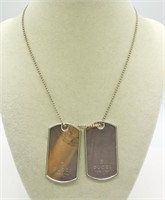 2 Sterling GUCCI Dog Tags