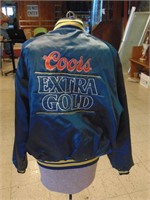 Vintage Coors Extra Gold Satin Type Jacket