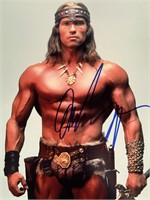 Conan The Barbarian Arnold Schwarzenegger signed p