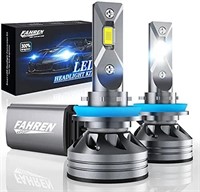 Fahren H11/H9/H8 LED Headlight Bulbs, 60W 10000